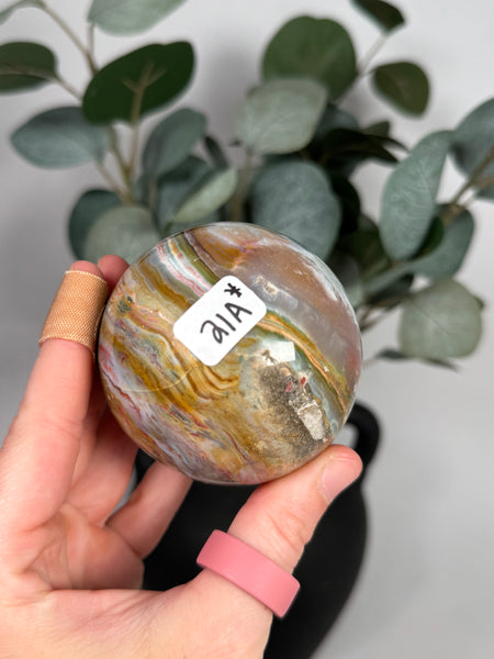 Sea Jasper Spheres - you pick