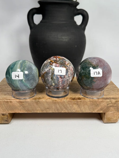 Sea Jasper Spheres - you pick
