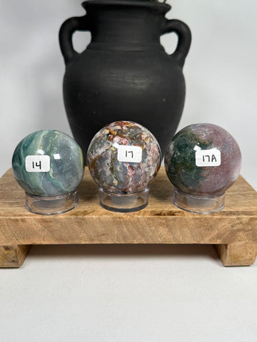 Sea Jasper Spheres - you pick