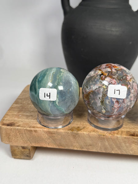 Sea Jasper Spheres - you pick