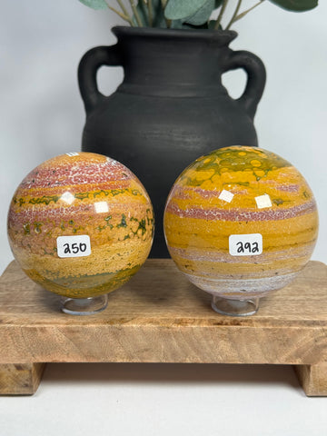 Kabamby Ocean Jasper Spheres - you pick