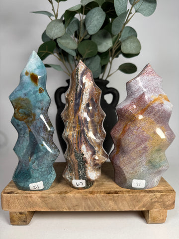 Sea Jasper Flames - you pick