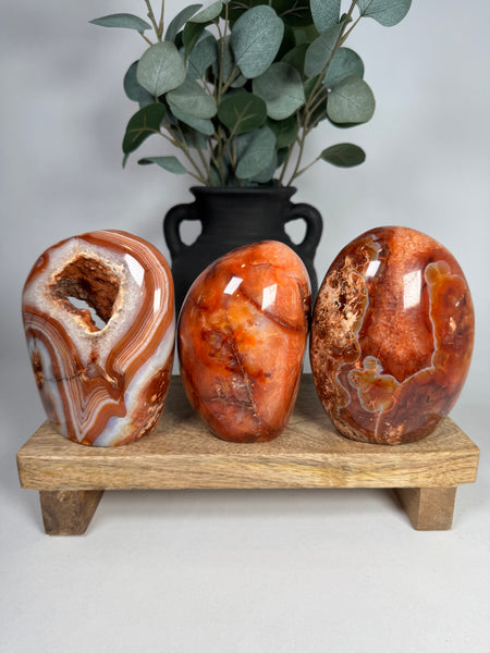 Carnelian Agate Freeforms - you pick