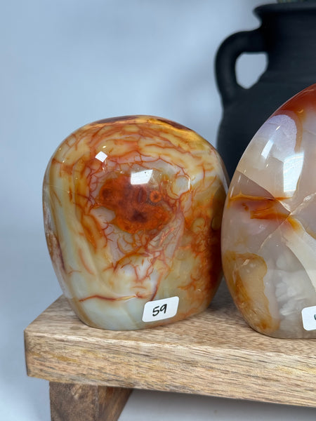 Carnelian Agate Freeforms - you pick