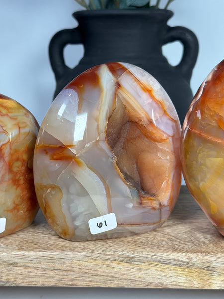Carnelian Agate Freeforms - you pick