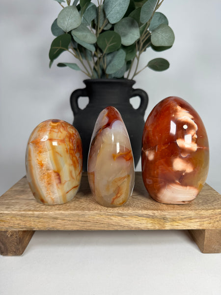Carnelian Agate Freeforms - you pick