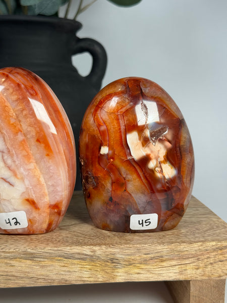 Carnelian Agate Freeforms - you pick
