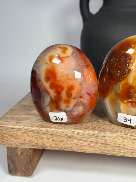 Carnelian Agate Freeforms - you pick