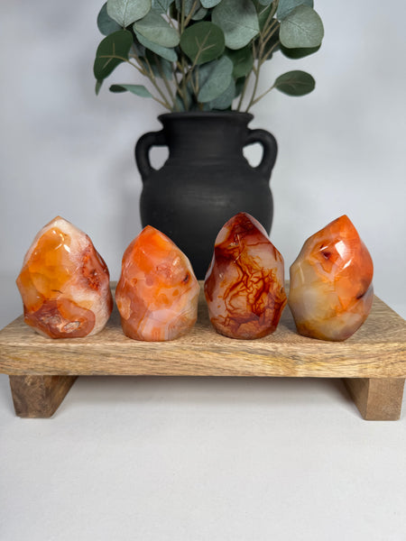 Carnelian Agate Flames - you pick