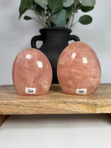 Rose Quartz Freeforms - you pick