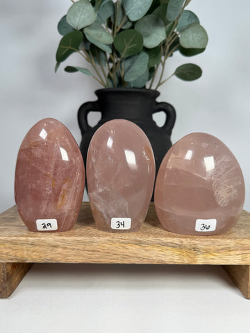 Rose Quartz Freeforms - you pick