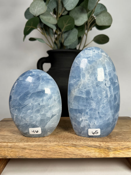 Blue Calcite Freeforms - you pick