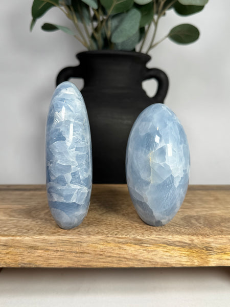 Blue Caclite Freeforms - you pick