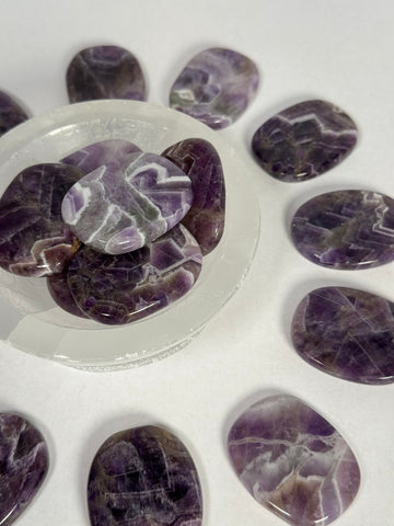 Amethyst Flat Stone - mystery
