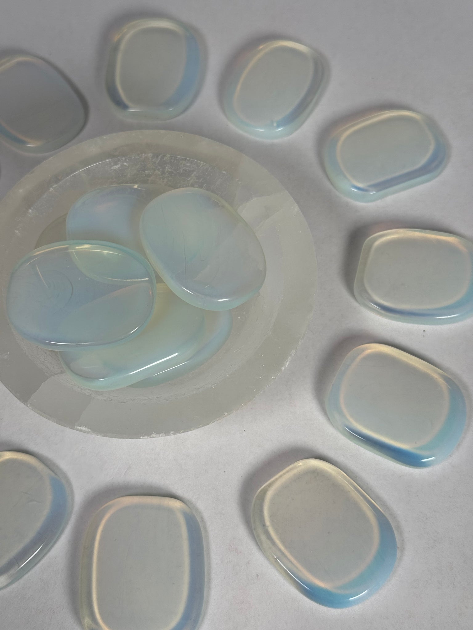 Opalite Flat Stone - mystery