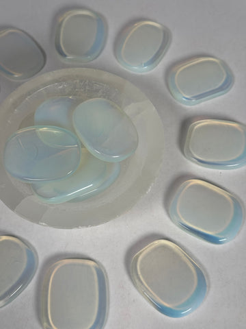 Opalite Flat Stone - mystery