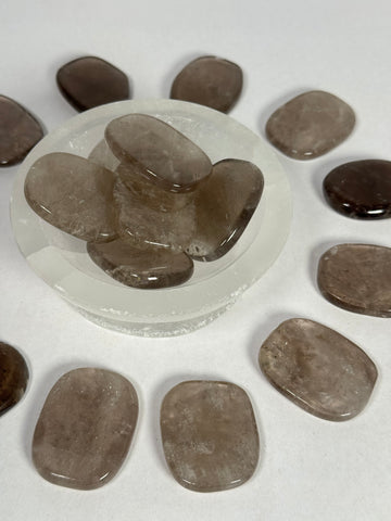 Smoky Quartz Flat Stone - mystery