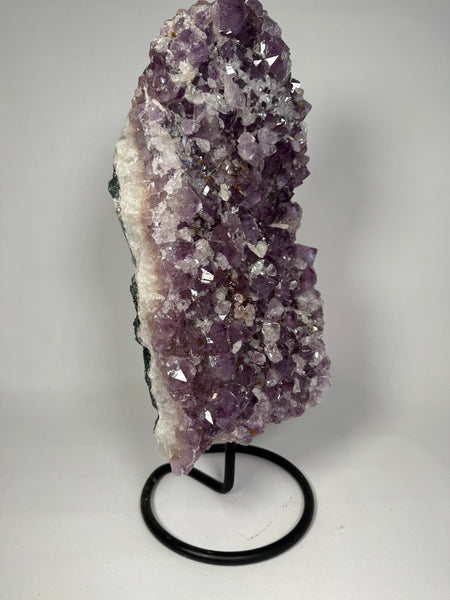 Amethyst x Calcite w/ Stand - 600