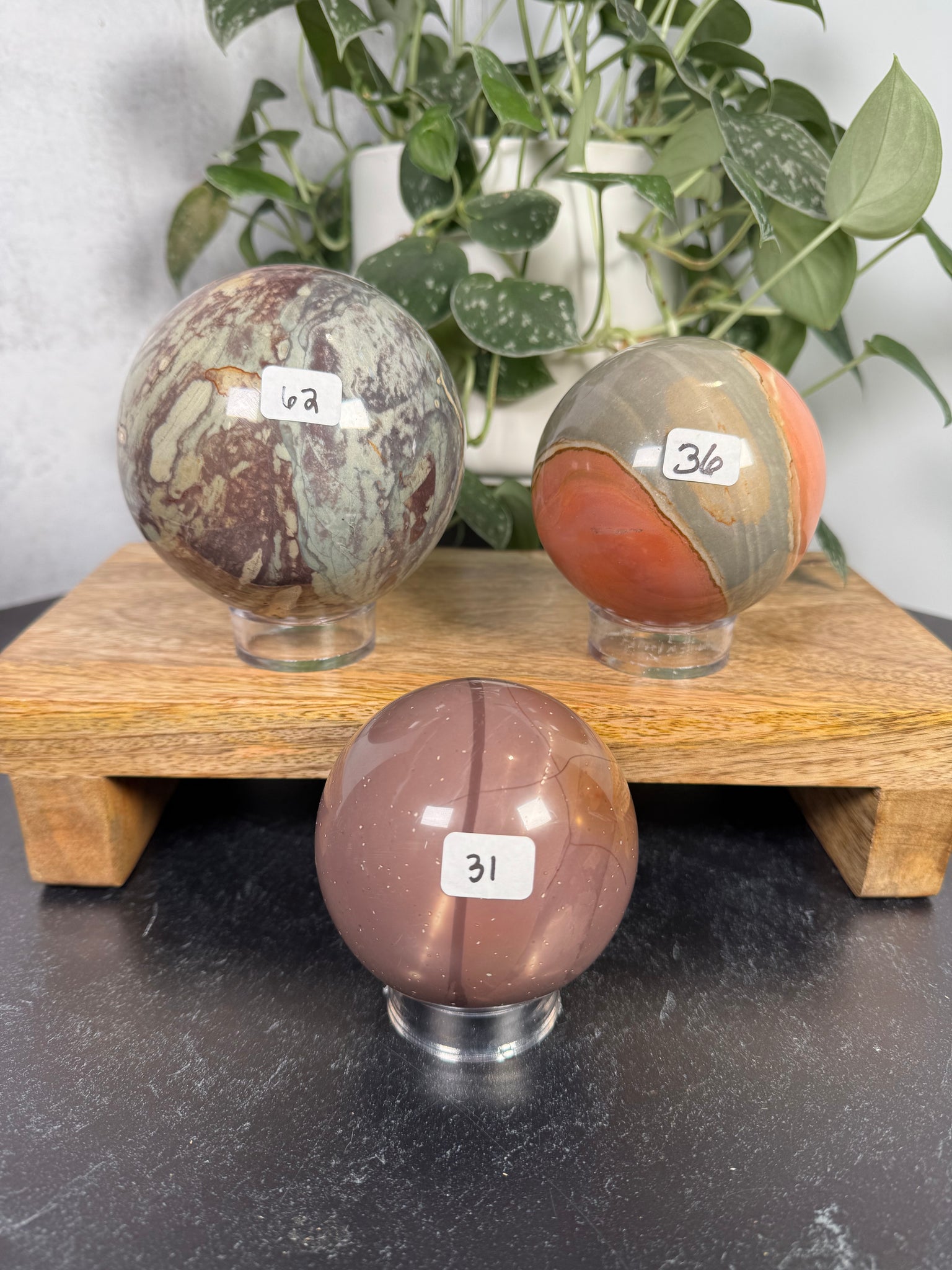 Polychrome Jasper Spheres - you pick