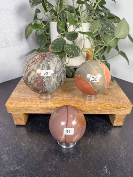 Polychrome Jasper Spheres - you pick