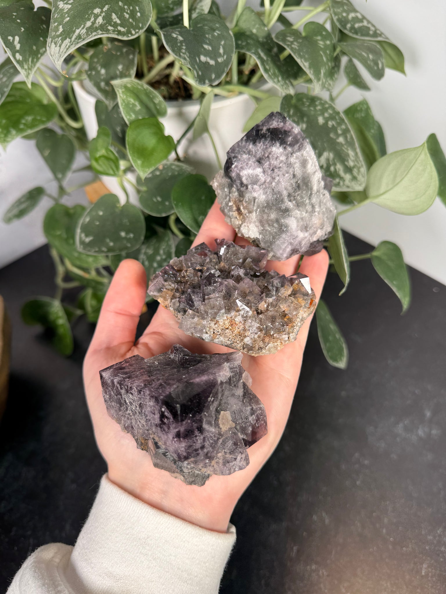 English Fluorite - Purple Rain Pocket - Mystery