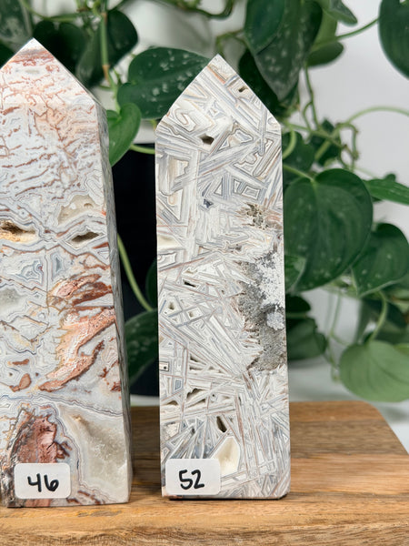 Mexican Crazy Lace Agate Towers - you pick