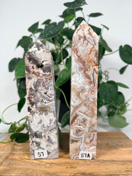 Mexican Crazy Lace Agate Towers - you pick