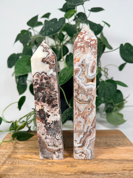 Mexican Crazy Lace Agate Towers - you pick