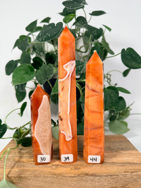 Carnelian Agate Towers - you pick