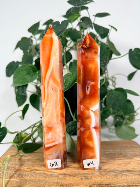 Carnelian Agate Towers - you pick