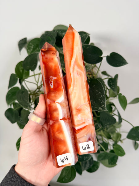 Carnelian Agate Towers - you pick