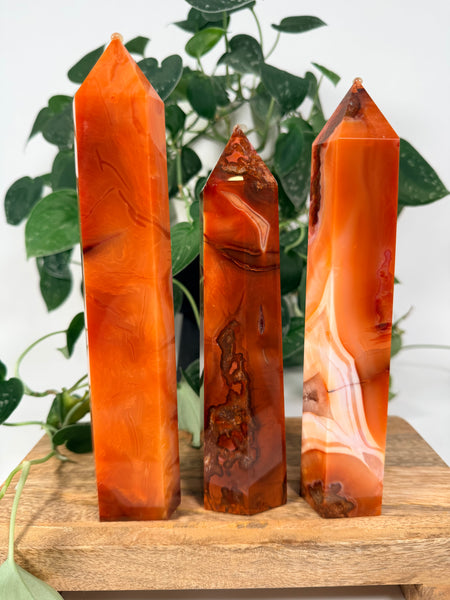 Carnelian Agate Towers - you pick