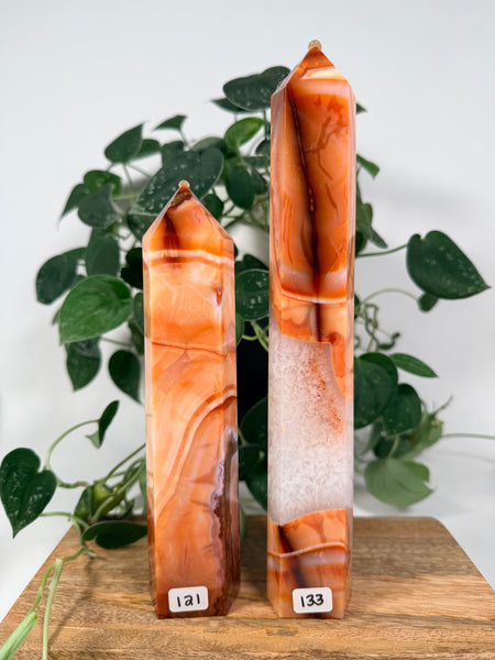 Carnelian Agate Towers - you pick