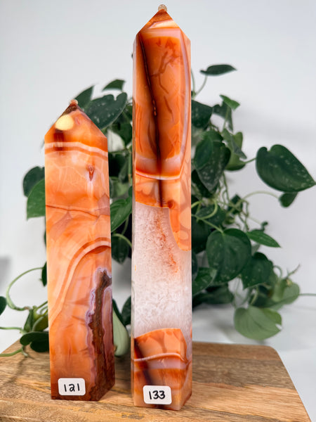 Carnelian Agate Towers - you pick