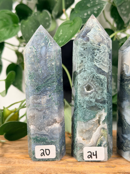 Moss Agate Towers - you pick