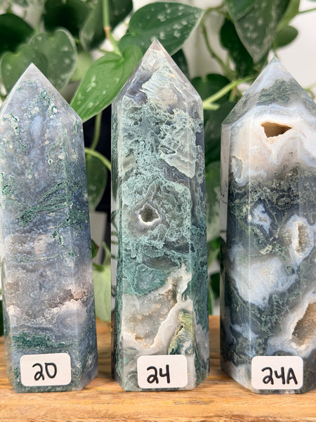 Moss Agate Towers - you pick