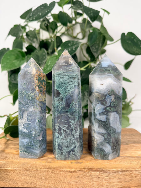 Moss Agate Towers - you pick
