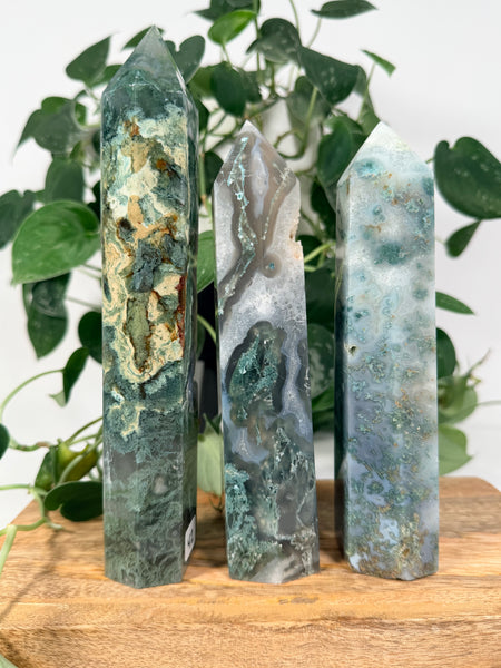 Moss Agate Towers - you pick