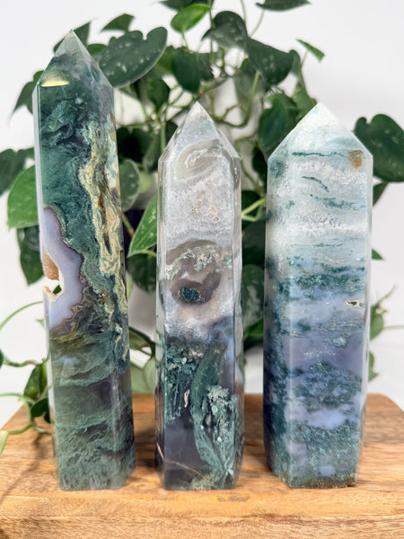 Moss Agate Towers - you pick