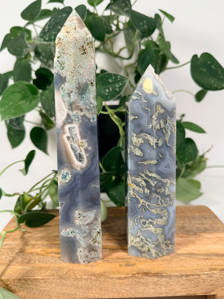 Moss Agate Towers - you pick