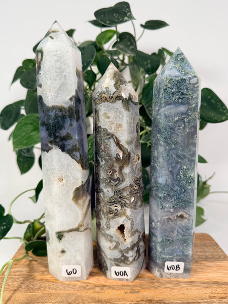 Moss Agate Towers - you pick