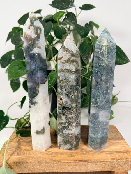 Moss Agate Towers - you pick