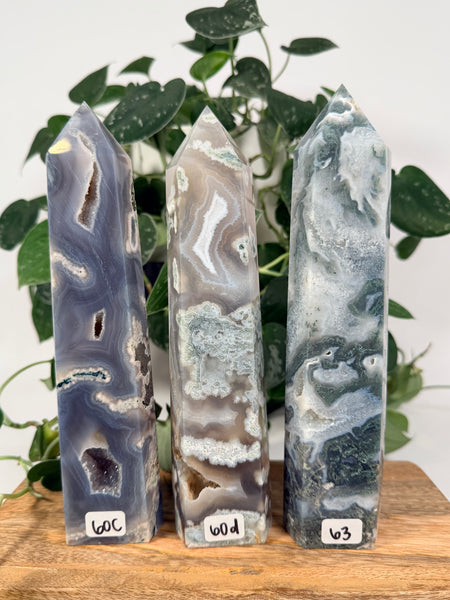 Moss Agate Towers - you pick