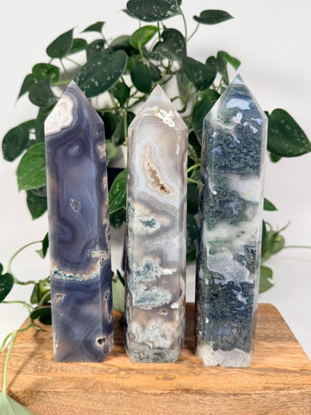 Moss Agate Towers - you pick