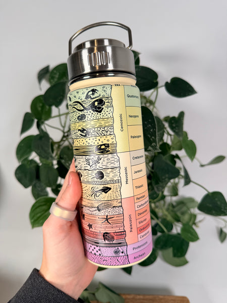 18oz Fossil Steel Bottle