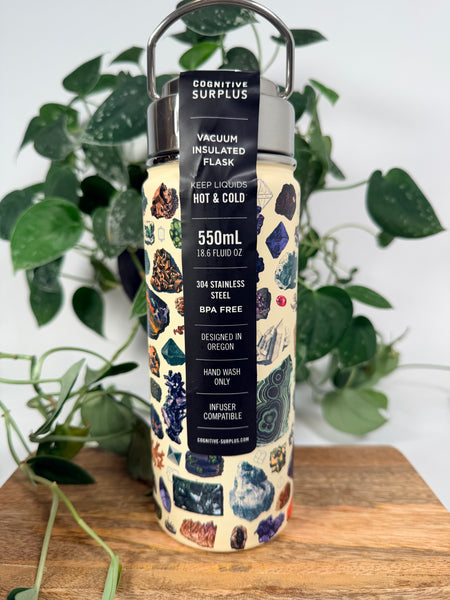 18 oz Crystal Steel Bottle