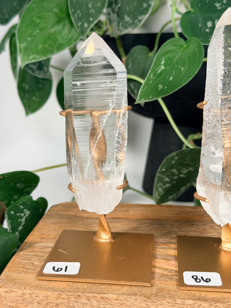 Lemurian Quartz w/ Stand - you pick