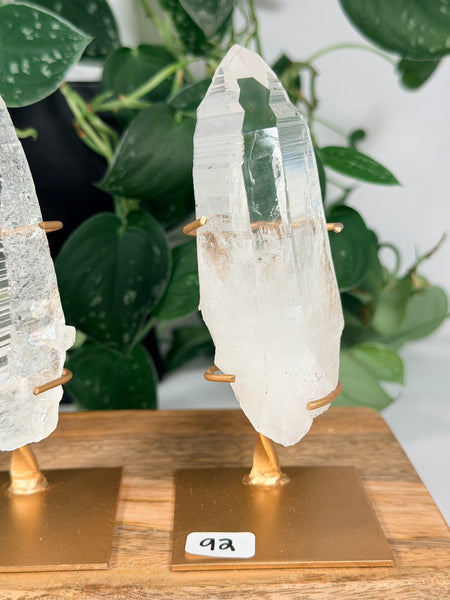 Lemurian Quartz w/ Stand - you pick