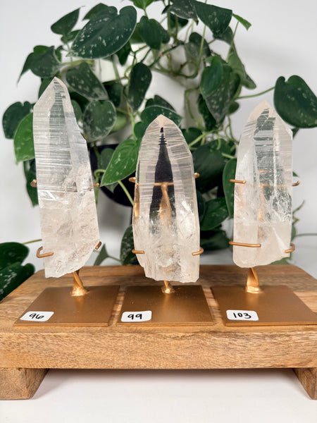 Lemurian Quartz w/ Stand - you pick
