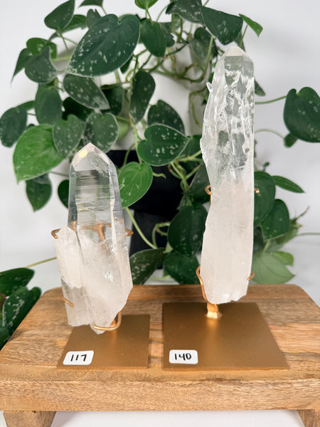 Lemurian Quartz w/ Stand - you pick